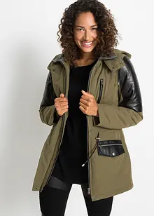 Parka à empiècements contrastants, bonprix