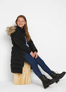 Manteau fille rembourré avec capuche amovible, bonprix