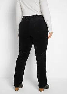 Pantalon droit en velours côtelé extensible, bonprix