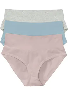 Lot de 3 culottes de grossesse avec coton, bonprix