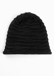 Beanie uni à fronces, bonprix