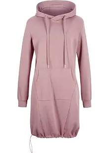 Robe sweat à capuche et élastique à la base, bpc bonprix collection