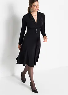 Robe en jersey à boutons, bonprix