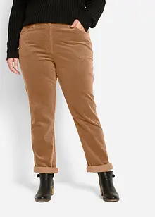 Pantalon extensible en velours côtelé, Straight, bonprix