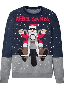 Pull avec motif de Noël, bonprix