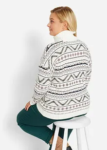 Pull à motif norvégien, bonprix