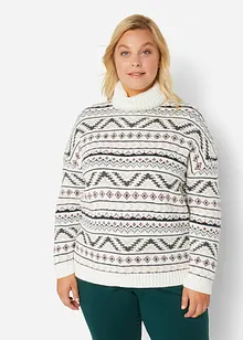 Pull à motif norvégien, bonprix