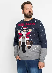 Pull avec motif de Noël, bonprix