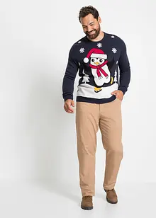 Pull avec motif de Noël, bonprix