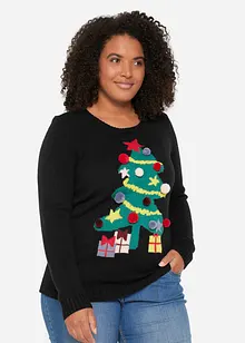 Pull de Noël avec sapin, bonprix