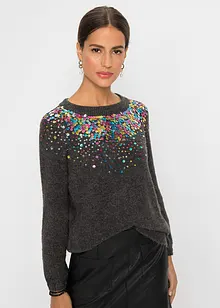 Pull à paillettes, bonprix