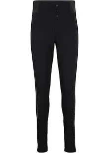 Legging en Punto di Roma avec galon latéral brillant, bonprix