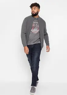 Jean stretch cargo Slim Fit, coupe droite, bonprix