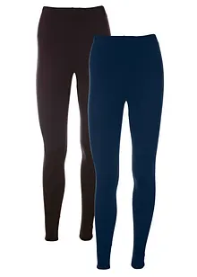 Lot de 2 leggings extensibles, bonprix