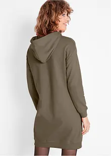 Robe sweat à capuche en coton, bonprix