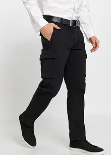Pantalon droit en coton extensible, regular, bonprix