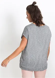 T-shirt avec effet noué, bonprix