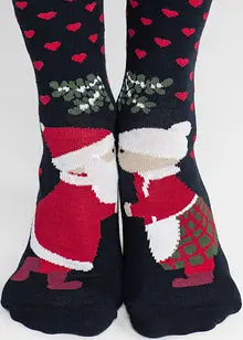 Lot de 3 paires de chaussettes de Noël, bonprix