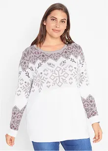 Pull à motif norvégien, bonprix