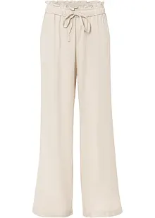 Pantalon Palazzo mélangé lin, bonprix