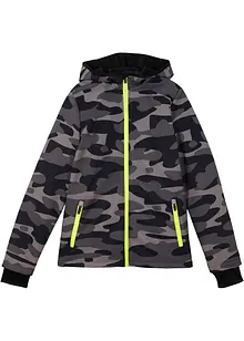 Veste softshell garçon à imprimé camouflage, bpc bonprix collection