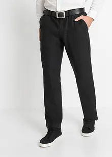 Pantalon chino en lin avec taille confortable Regular Fit, Straight, bonprix