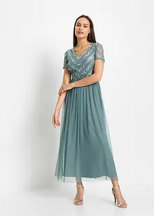 Robe longue à sequins, bonprix