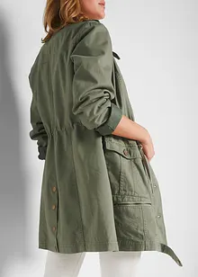 Parka coton mi-longue style utilitaire, bonprix