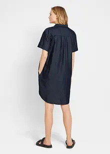 Robe en jean, manches courtes, bonprix