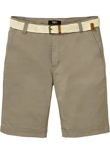 Bermuda chino extensible avec ceinture, Regular Fit, bpc bonprix collection