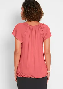 T-shirt en viscose mélangée, manches courtes, bonprix