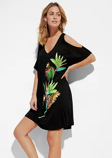 Robe de plage à découpes en viscose, bonprix