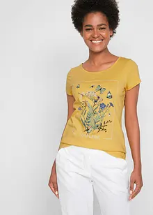 T-shirt coton avec imprimé, bonprix