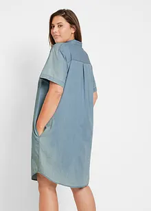 Robe en jean, manches courtes, bonprix