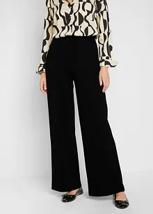 Pantalon large en jersey, bonprix