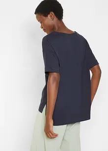 T-shirt oversize en coton avec fentes sur le côté, bpc bonprix collection