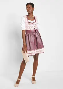 Dirndl avec tablier, longueur au-dessus du genou (ens. 2 pces.), bonprix