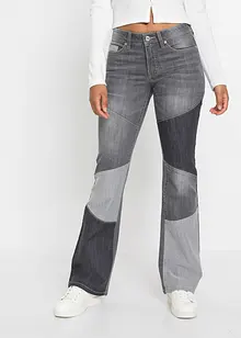 Jean flare taille mi-haute, bonprix