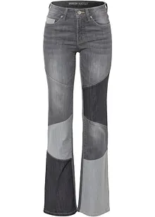 Jean flare taille mi-haute, bonprix