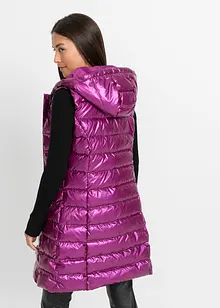 Gilet matelassé sans manches, effet brillant, bonprix