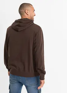 Sweat-shirt à capuche coupe confort, bonprix