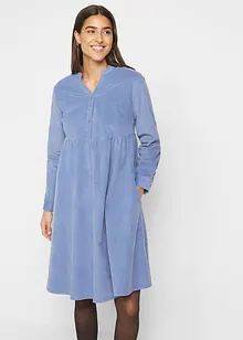 Robe midi en velours côtelé, bonprix