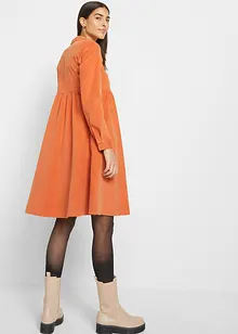 Robe midi en velours côtelé, bonprix