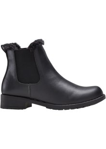 Chaussures Bottes Chelsea Boots s.Oliver Chelsea Boot noir motif animal style d\u00e9contract\u00e9 