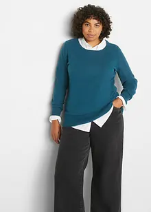 Pull en fine maille basique, bonprix