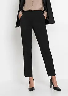 Pantalon avec empiècement en satin, bonprix