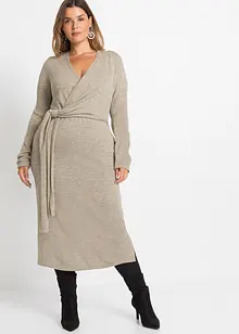 Robe en maille midi, bonprix