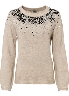 Pull à paillettes, bonprix