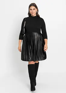 Robe en jersey en mélange de matière, bonprix