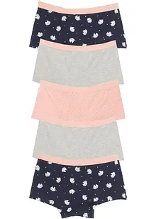 Lot de 5 culottes fille, bpc bonprix collection